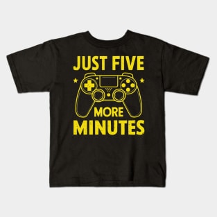 Just Five More Minutes Kids T-Shirt
